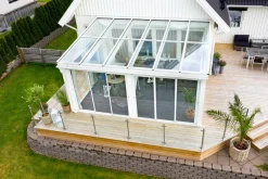 Glastak med isolerglas
