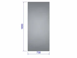 Glas till tak och sida, hu00E4rdat 4 mm (Euro-Serre)