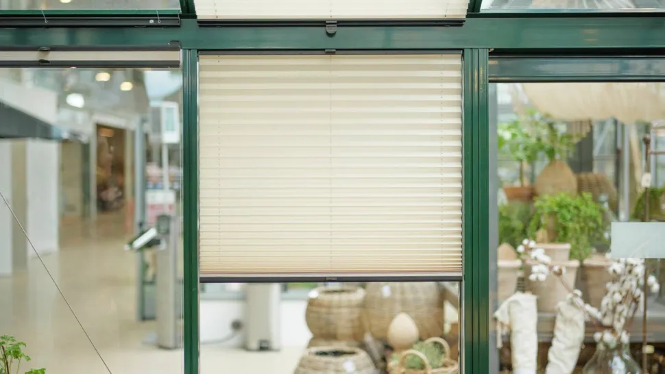 Plissu00E9gardin Handtag
