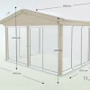 Sadeltak Basic Glas