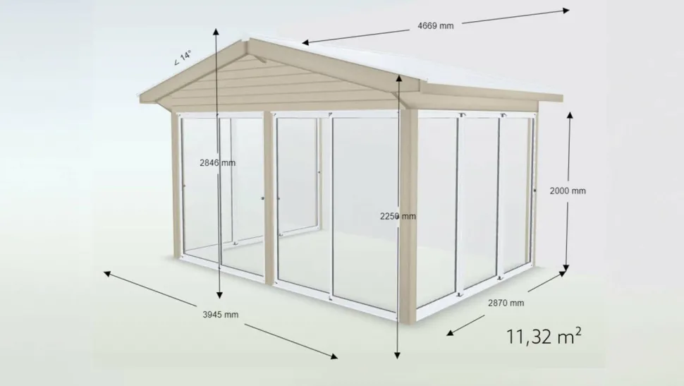 Sadeltak Basic Glas