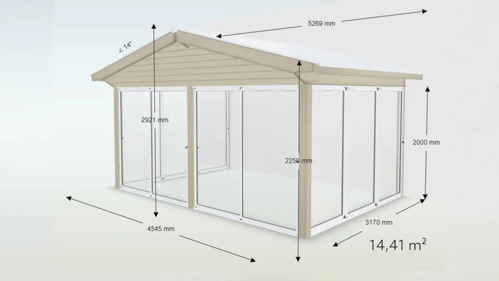 Sadeltak Basic Glas