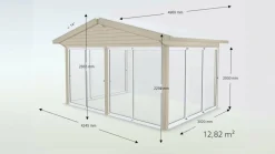 Sadeltak Basic Glas