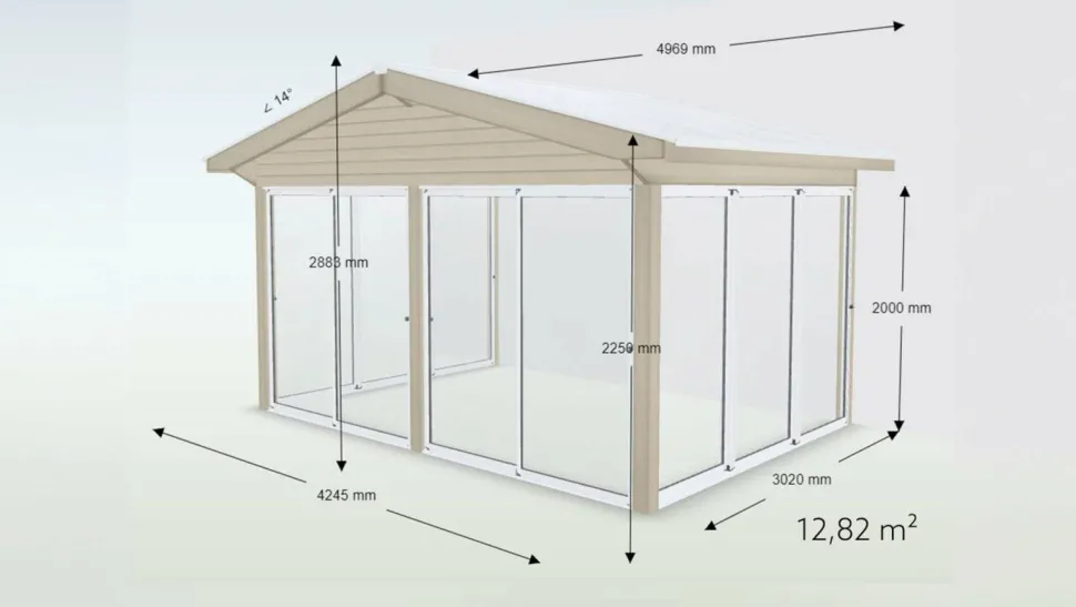 Sadeltak Basic Glas