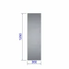 Sidoglas Gothic 83 cm mur