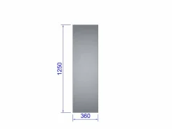 Sidoglas Gothic 83 cm mur