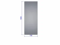 Sidoglas, hu00E4rdat 4 mm Euro-Serre
