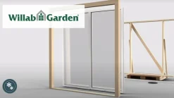 WG 80 Fast glasvu00E4gg med ventilationsfu00F6nster