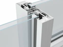 WG 100 Slimline 2-del Fasadparti